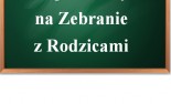 Zebrania z rodzicami